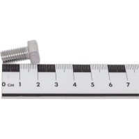 Болт DINFIX DIN 933, шестигранная головка с полной резьбой, 8x16, А2 нержавеющая сталь, 2 шт. 00-00002825