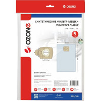 Фильтр-мешки универсальные (5 шт; фланец 43-56 мм; вертикальные) для профессиональных пылесосов до 36 л OZONE 36L/5m