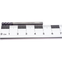 Фреза концевая твердосплавная по нержавеющей стали Серия 301 (4х11х50 мм; 4-х перая; AlTiN; 35гр; хв-к 4 мм) Partner 301040