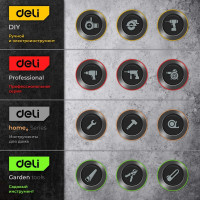 Набор накидных изогнутых гаечных ключей DELI 6-22мм 8 шт. высокоуглеродистая сталь, пластиковый кейс DL150008A 98320