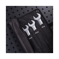 Набор двусторонних гаечных ключей DELI 10-32мм /12 шт DL160012A (Сталь 40Cr, чехол из ткани oxford) 98323