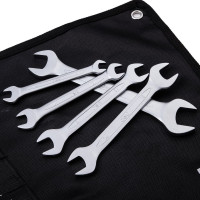 Набор двусторонних гаечных ключей DELI 10-32мм /12 шт DL160012A (Сталь 40Cr, чехол из ткани oxford) 98323