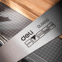 Ножовка (пила) по дереву DELI DL6850 500 мм (7 TPI, 2D заточка, закаленный зуб, быстрый рез, пластиковая рукоять) 98398