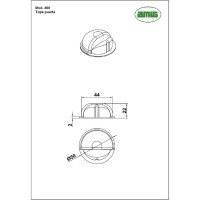 Стопор на клеевой основе Amig золото/черный 400-50 LP