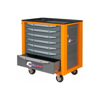 Инструментальная тележка Toollbox с центральным замком серии standart TBS-7 RAL 2008