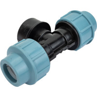 Тройник компрессионный ПНД 25 мм, 1F AV Engineering AVE1082501