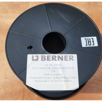 Стандартный многожильный кабель BERNER 50 м, 1,5 мм2, 2-жильный черный белый 329398