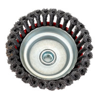 Щетка корщетка чашка YIDA 150 мм, М14, жесткая проволока TORGWIN T994802