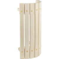 Угловой абажур для светильника Банная линия 35x22 см, липа 12-565