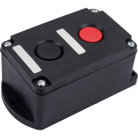 Кнопочный пост ПКЕ TDM ELECTRIC 222-2 У2, красная и черная кнопки, IP54 SQ0742-0011