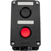 Кнопочный пост ПКЕ TDM ELECTRIC 222-2 У2, красная и черная кнопки, IP54 SQ0742-0011