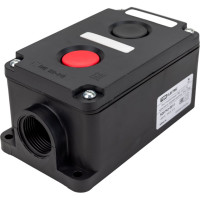 Кнопочный пост ПКЕ TDM ELECTRIC 222-2 У2, красная и черная кнопки, IP54 SQ0742-0011