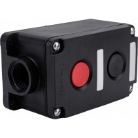 Кнопочный пост ПКЕ TDM ELECTRIC 222-2 У2, красная и черная кнопки, IP54 SQ0742-0011