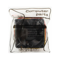 Вентилятор Gembird 60x60x25, втулка, 3 pin, провод 25 см, D6025SM-3