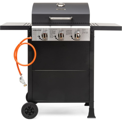 Газовый 3-х комфорочный гриль Forester решетки-гриль, полка для газового баллона BQ-709