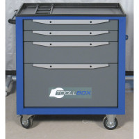 Инструментальная тележка Toollbox с центральным замком серии standart TBS-4 RAL 5005