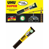 Универсальный клей UHU Супер Стронг&Cэйф 7 г в блистере 46960