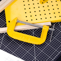 Струбцина DELI DL-G205 высота зажима 125мм, глубина зажима 70мм 104572