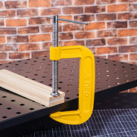 Струбцина DELI DL-G205 высота зажима 125мм, глубина зажима 70мм 104572