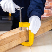 Струбцина DELI DL-G205 высота зажима 125мм, глубина зажима 70мм 104572