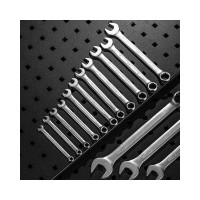 Набор комбинированных гаечных ключей DELI DL130014A (Сталь 40Cr, чехол из ткани oxford) 6-24мм/14шт 104509