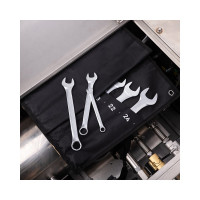 Набор комбинированных гаечных ключей DELI DL130014A (Сталь 40Cr, чехол из ткани oxford) 6-24мм/14шт 104509