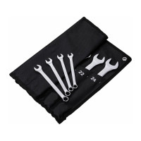 Набор комбинированных гаечных ключей DELI DL130014A (Сталь 40Cr, чехол из ткани oxford) 6-24мм/14шт 104509