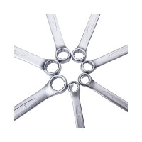 Набор комбинированных гаечных ключей DELI DL130014A (Сталь 40Cr, чехол из ткани oxford) 6-24мм/14шт 104509