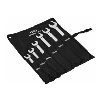 Набор комбинированных ключей с трещоткой DELI dl140106t трещотка, 50bv30, 72 зуба, чехол из ткани oxford, 6 шт. 104510