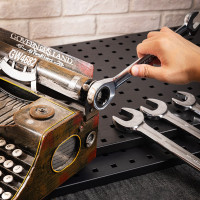 Набор комбинированных ключей с трещоткой DELI dl140106t трещотка, 50bv30, 72 зуба, чехол из ткани oxford, 6 шт. 104510