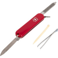 Нож-брелок Victorinox Classic Escort 0.6123 58 мм, 6 функций, красный