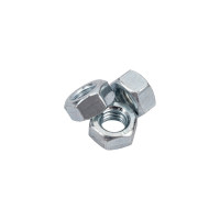 Гайка МЕТАЛЛСЕРВИС M6, DIN 934, цинк, 100 шт. 1238967