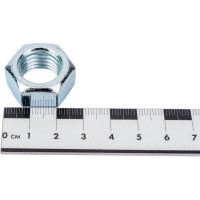 Гайка МЕТАЛЛСЕРВИС М16, DIN 934, цинк, 10 шт. 1238974