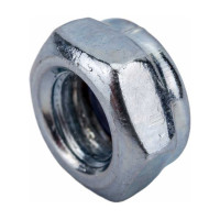 Гайка со стопорным кольцом МЕТАЛЛСЕРВИС M6, DIN 985, цинк, 100 шт. 1239409