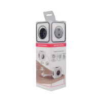 Удлинитель ROCKETSOCKET Cube Extended 5 Euro 16A, кабель 1,5 м  цвет серый GNS1403