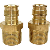 Муфта HG PE-X латунь 20x3/4" НР, 2 шт 960868