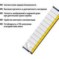 Маркировочная таблица на 12 модулей TDM SQ0817-0040