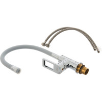 Смеситель для кухни с гибким цветным изливом Rossinka Z35-35U-Gray