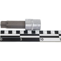 Головка-бита TORX с отверстием Т-90Н, 1/2", 100 мм FORCE 34710090