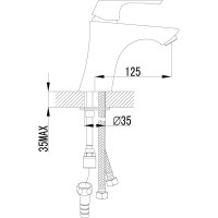 Смеситель для раковины и биде Lemark Unit LM4516C