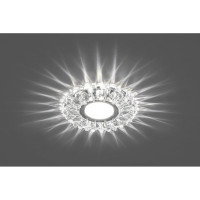 Встраиваемый потолочный светильник FERON с белой LED подсветкой CD914 MR16 G5.3 прозрачный 28985