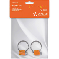 Червячные усиленные хомуты Airline 16-25/11,7 мм, W1 оцинк., комплект 2 шт. AHC-SK-08