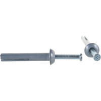 Забиваемый металлический дюбель-гвоздь Метизный двор 6х40, 3 шт. 4607173902443