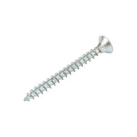 Потайной универсальный шуруп Метизный двор 4,0x40, оцинкованный, 500 шт. 4690441022066
