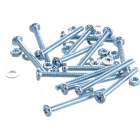 Пакет винт п/ц с гайкой и шайбой Метизный двор цинк м4х40мм 18 шт. 4607173901910