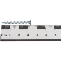 Потайной универсальный шуруп Метизный двор 3,5x35, оцинкованный, 1000 шт. 4690441021724