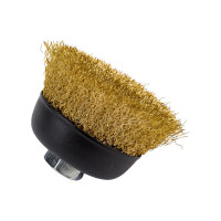 Кордщетка чашеобразная латунная для УШМ, 75 мм ROCKFORCE RF-BWC003(29072)