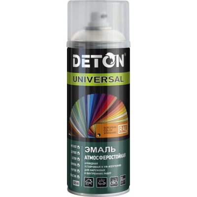 Эмаль универсальная Deton UNIVERSAL Светло-бежевая RAL 9001 аэрозоль 520 мл DTN-A70881