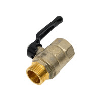 Кран шаровой латунный LD Pride 47.20.B-Н.Р вн./нар.резьба ручка-рычаг 3/4 47.20.B-Н.Р 47.303.20 543196