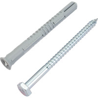 Фасадный дюбель КРЕП-КОМП НЕЙЛОН, шуруп под ключ KENNER Profi 10х100 50шт фдкп10100